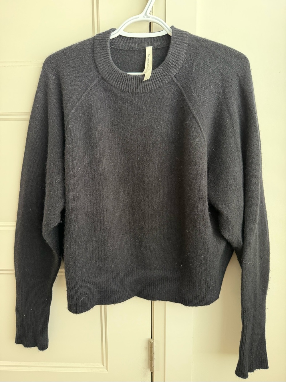 Babaton Cashmere Black Crewneck Sweater